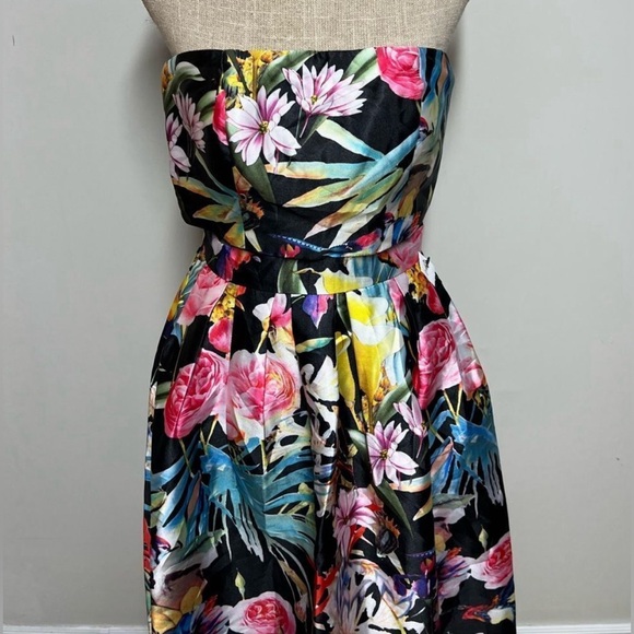 L’ATISTE 2-Piece Red Carpet Floral Maxi Skirt Dress - Picture 5 of 15